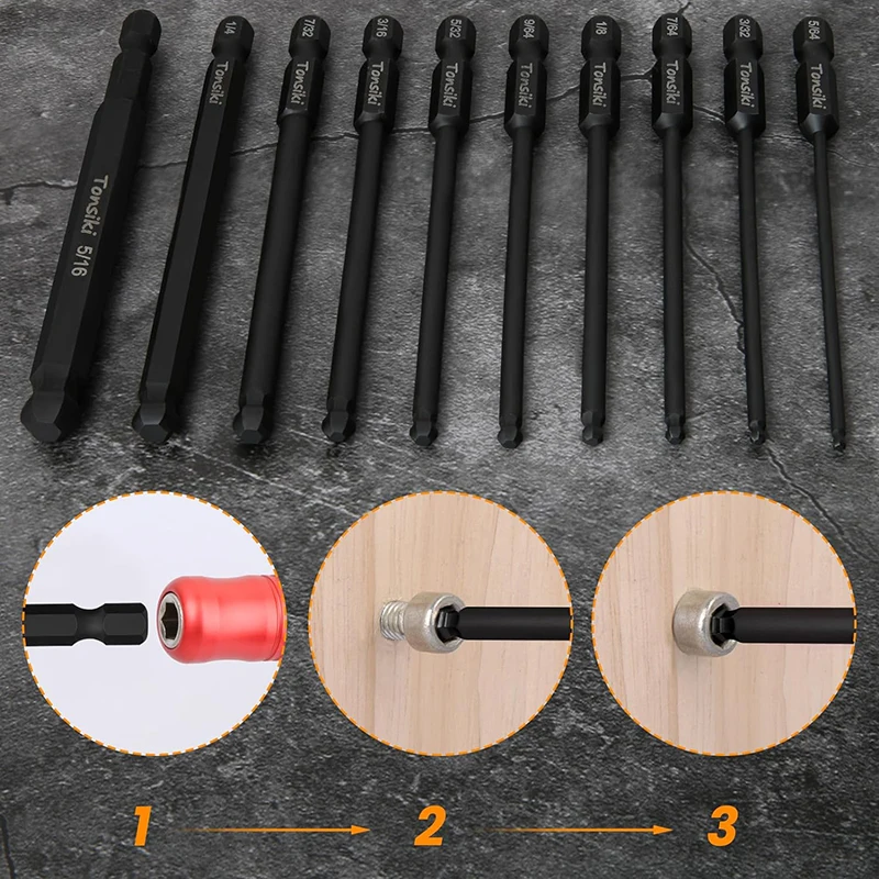 Рисунок 3 - SAE шаровые отвертки 100 мм шаровая