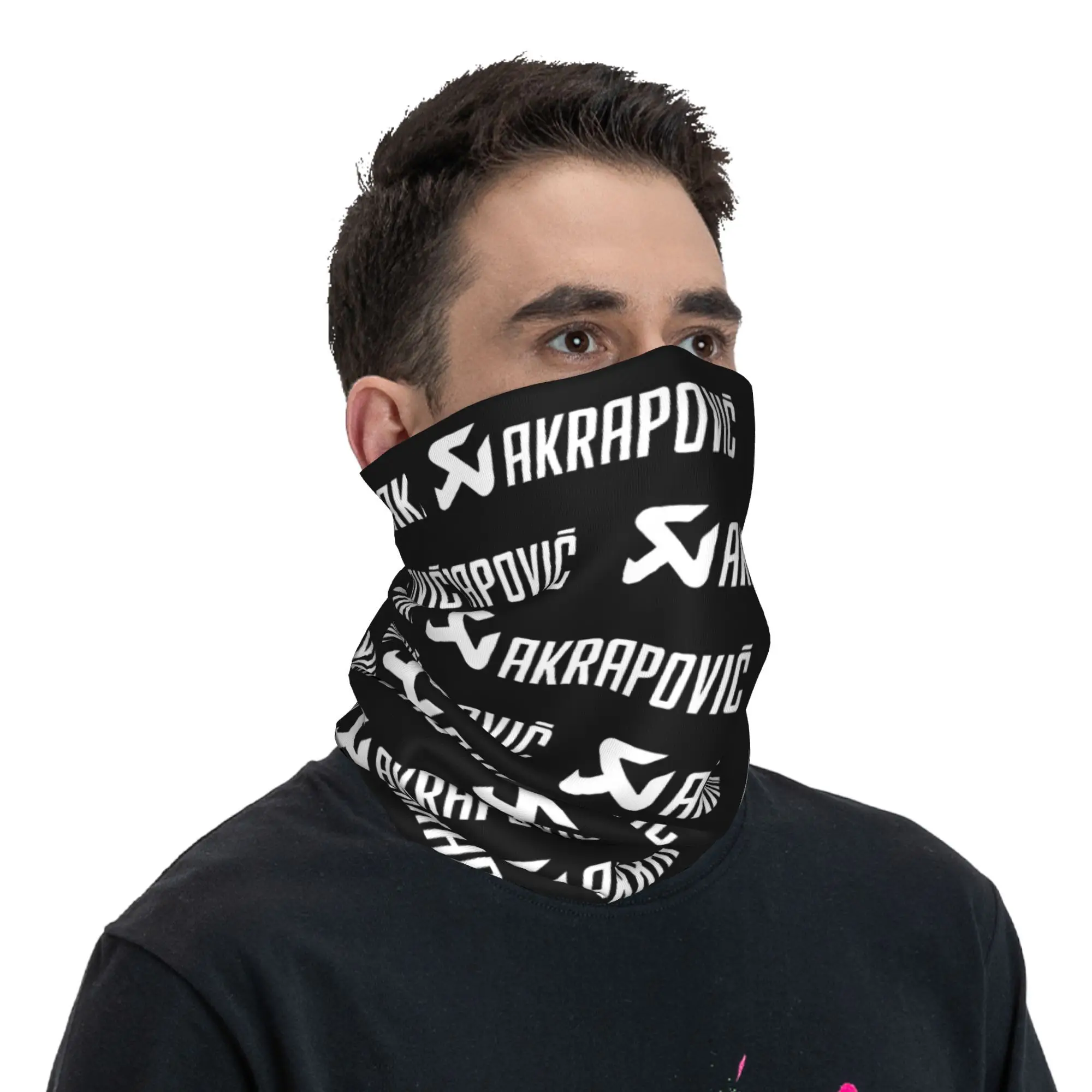 Изготовленная на заказ мотоциклетная бандана Akrapovics зимняя грелка для шеи