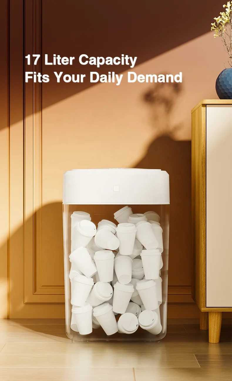 Автоматическая Самостоятельная подсветка умная мусорная корзина с Индукционным