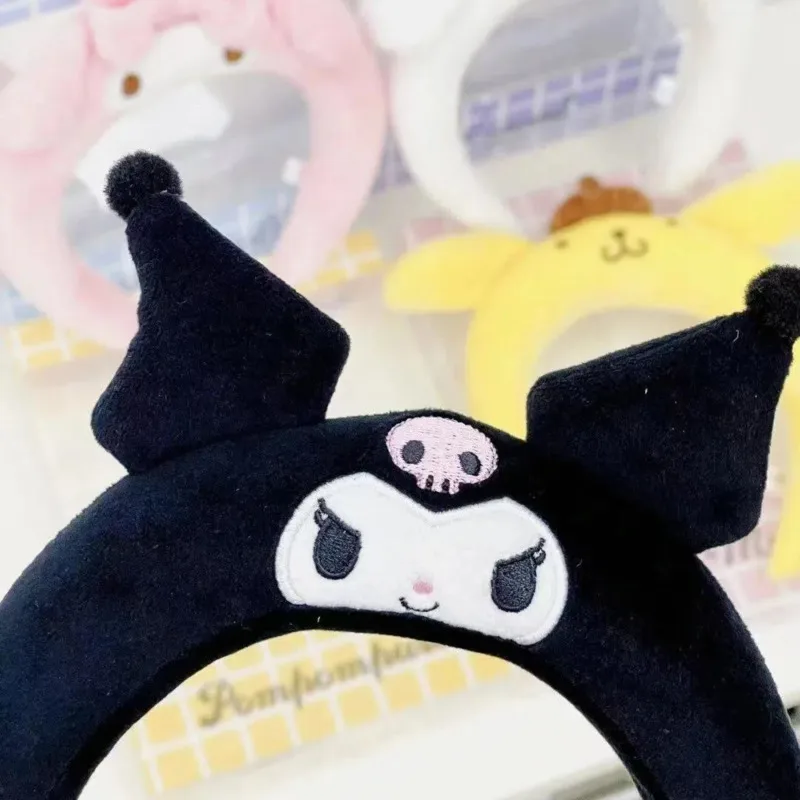 Sanrio Cartoon Hair Band Kuromi Melody Soft Cute Cotton Headbands Women Accesories Luxury Design Y2k Aesthetic Headwear |