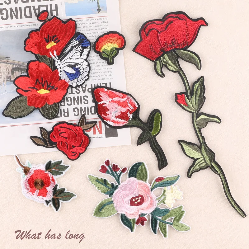5 шт. вышитая термоклейкая аппликация для одежды | Дом и сад