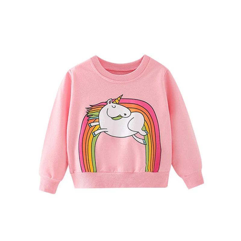 

Jumping Meters Baby Cotton New Sweatshirts with Animals Print Fashion Children Elephant Kids Autumn Sweatshirts