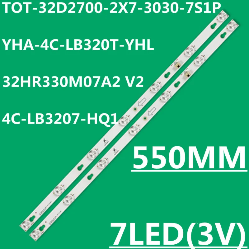 

New LED Strip 7Lamp For 'TF-LED32S19 TOT-32D2700-2X7-3030-7S1P L32F3800A LE32D99 32s3800 32s3750 32M19 32M18 32L15 32L56 32S560