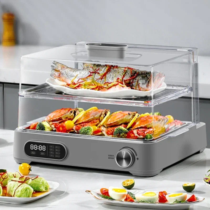 Быстрая термоэлектрическая пароварка многофункциональный домашний прием