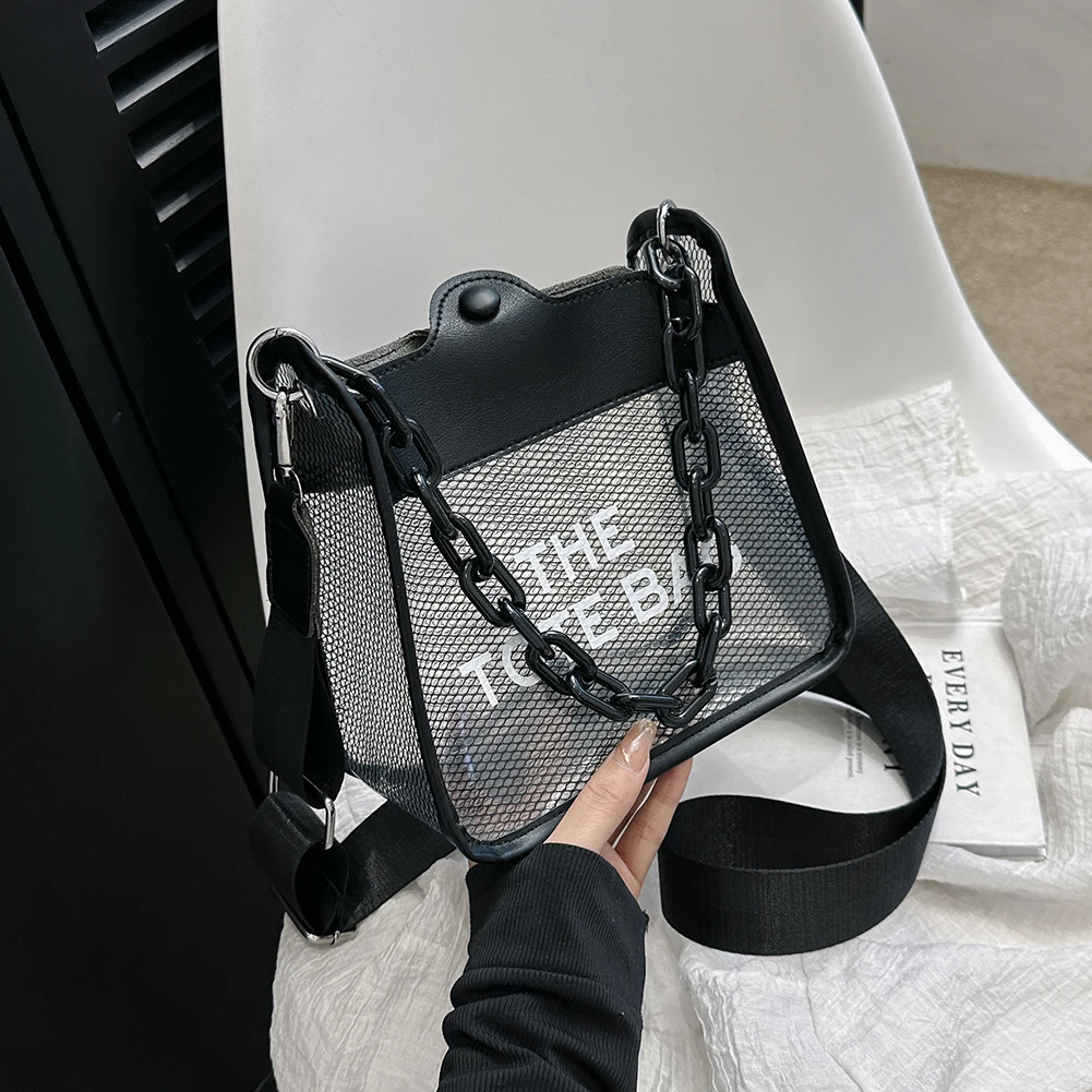 

Clear Crossbody Bag for Women PVC Transparent Shoulder Bag Fashion Waterproof Mini Square Purse Girls Stadium Approved Sling Bag