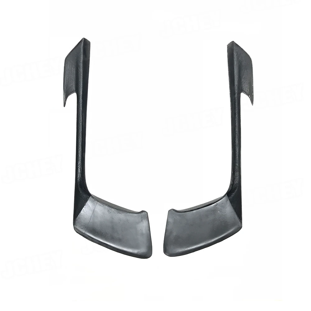 JCHEY передняя противотуманная фара плавник Canards из сухого углеродного волокна