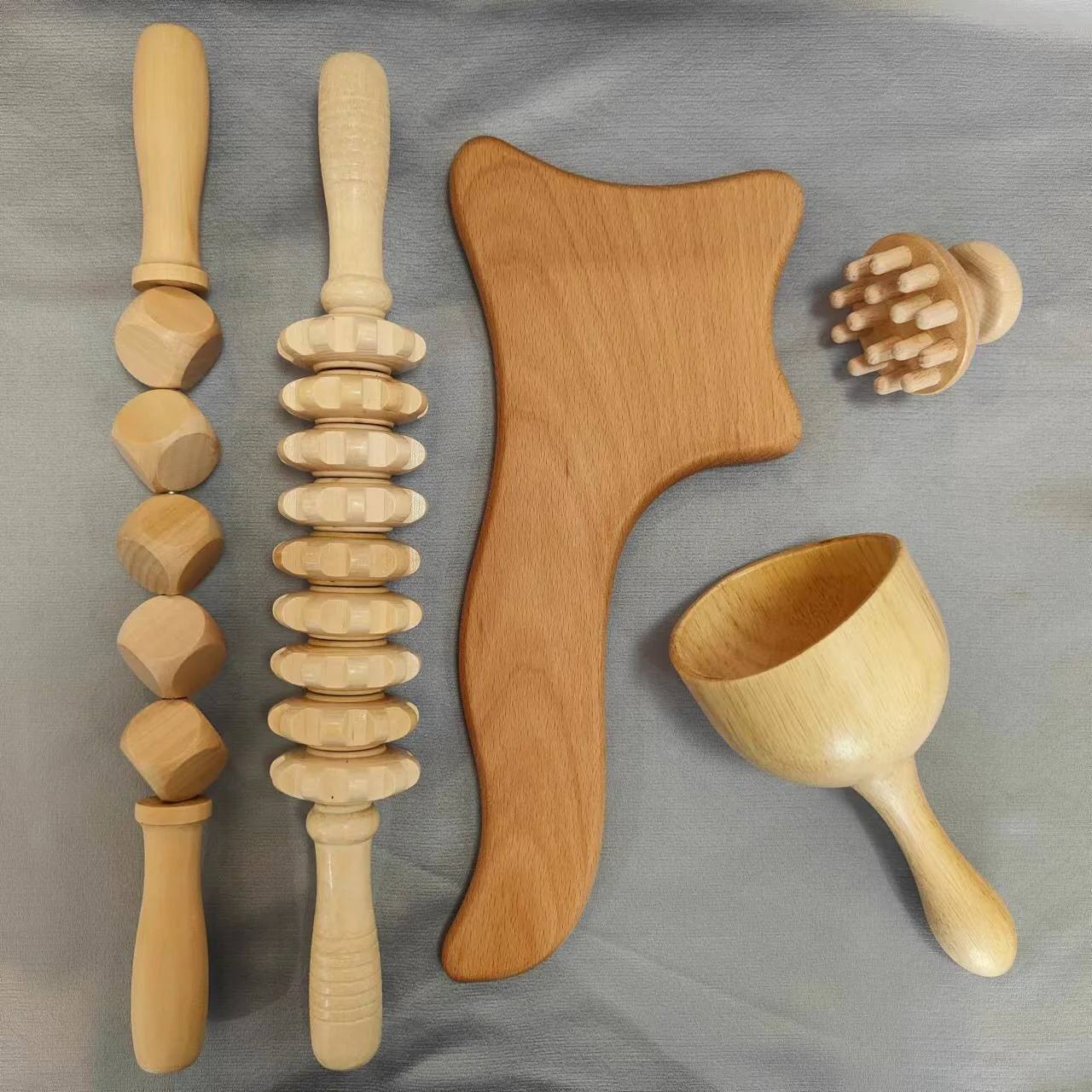 

Body Wood Therapy Complete Kit Wooden Maderotherapy Kit For Reductive Massage Colombian Wood Therapy Tools For Body Contour Tool
