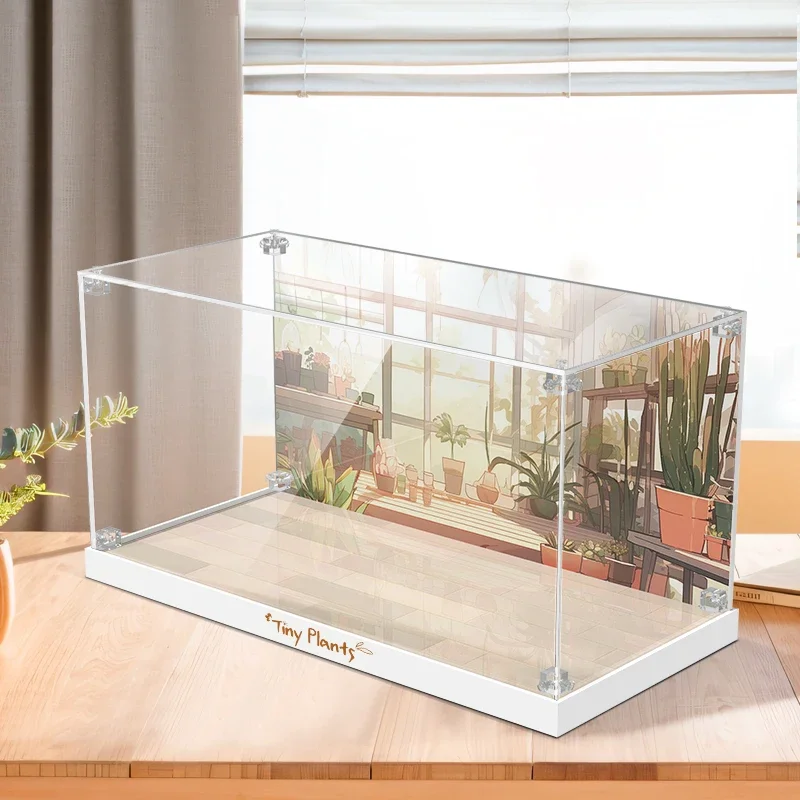 Акриловая витрина толщиной 3 мм для конструктора Lego 10329 миниатюрные растения