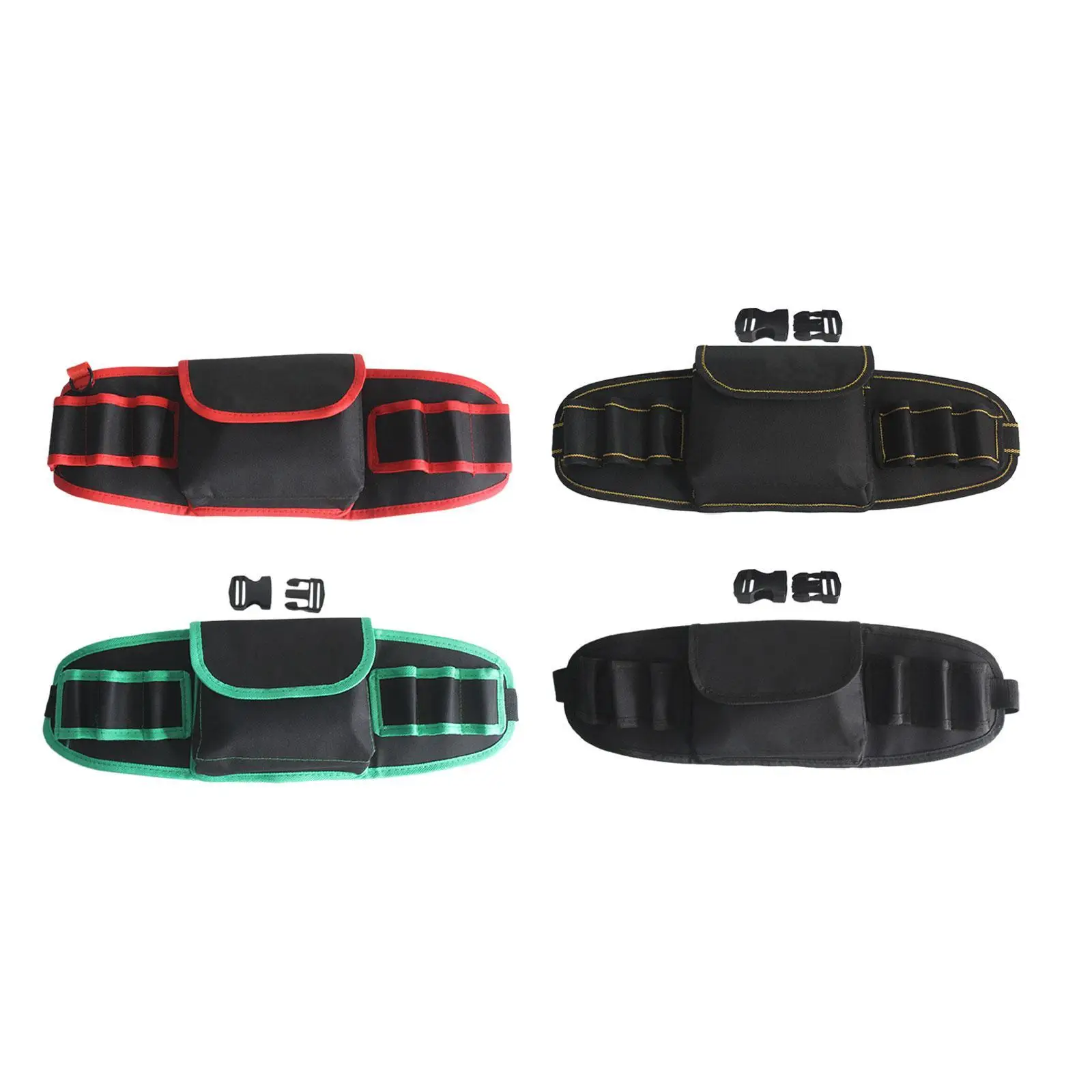 Ремень для инструментов сумка с несколькими карманами регулируемая из ткани