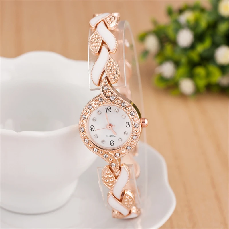 

New Brand Bracelet Watches Women Luxury Crystal Dress Wristwatches Clock Women's Fashion Casual Quartz Watch Reloj Mujer Gfts