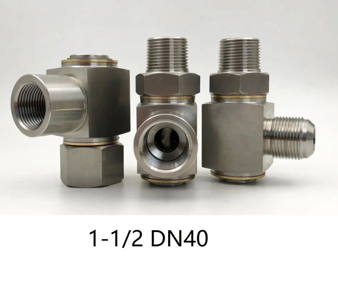 1-1/2 DN40 Гидравлическое поворотное соединение под прямым углом ...