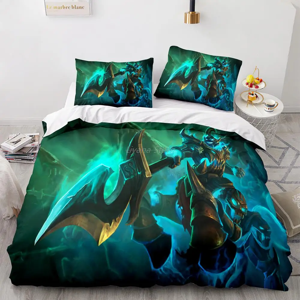 

League Van Heroe All Heroes Bedding Set Twin Full Queen King Size Hecarim Set Children Kid Bedroom Duvet Cover sets