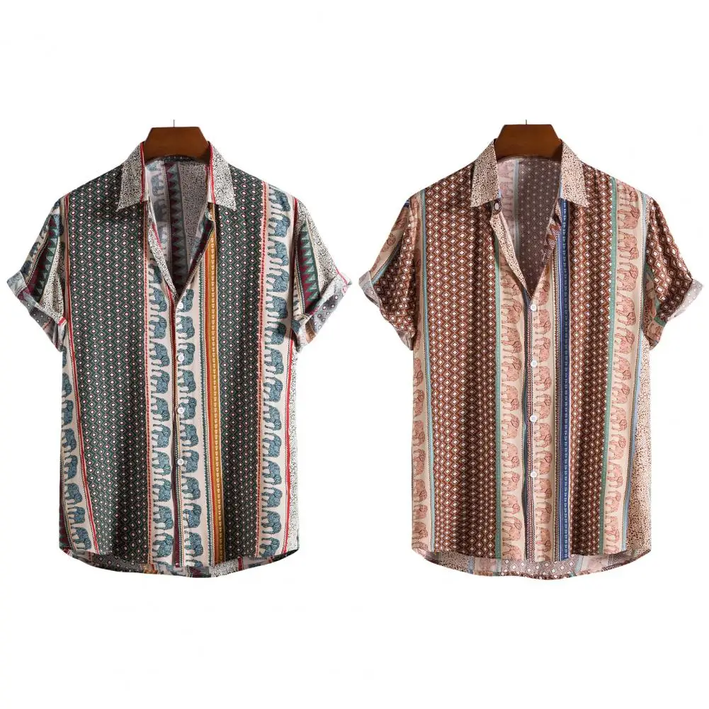

Fabulous Summer Top Soft Casual Holiday Retro Style Breathable Summer Shirt