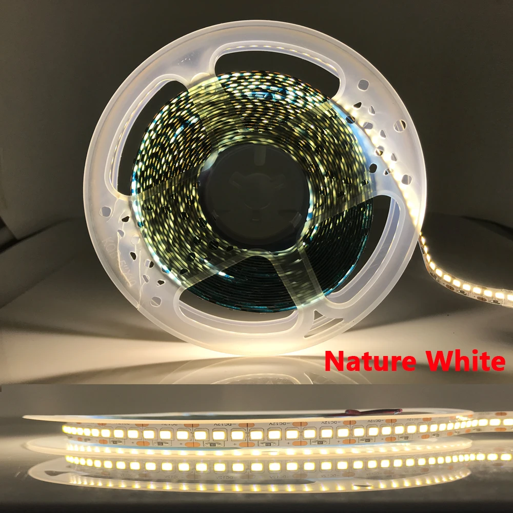 

20 шт. 2835 120Led/m 5m натуральный белый цвет 12В Светодиодная лента