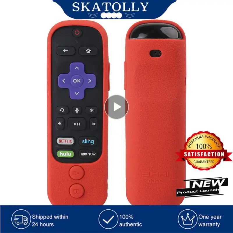 1 ~ 10 шт. защитный чехол подходит для TCL Roku TV Stick 3600R 3800/3900 удаленный силиконовый чехол контроллера ударопрочная кожа