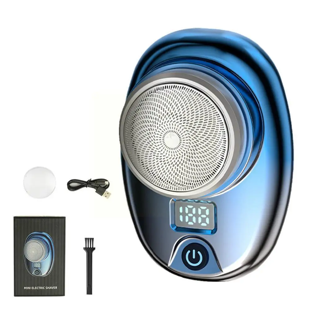 

Electric Mini-shave Professional Beard Trimmer Razor Portable Shaver Reciprocating Shaving USB Charge For Men 2023 I9R2