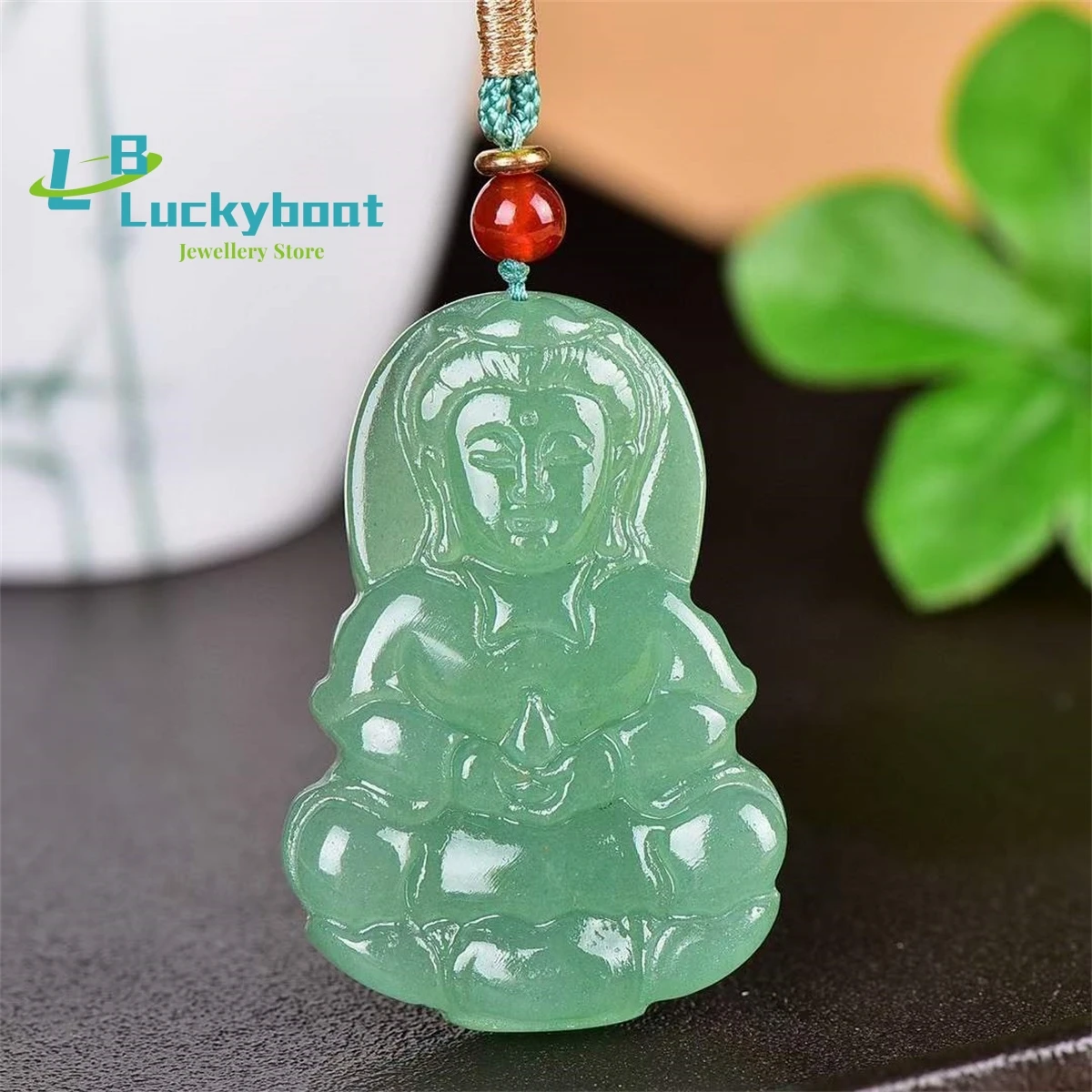 

Natural Dongling Jade Guanyin Brand Pendant is Simple Elegant Personalized Exquisite and Versatile for Men and Women