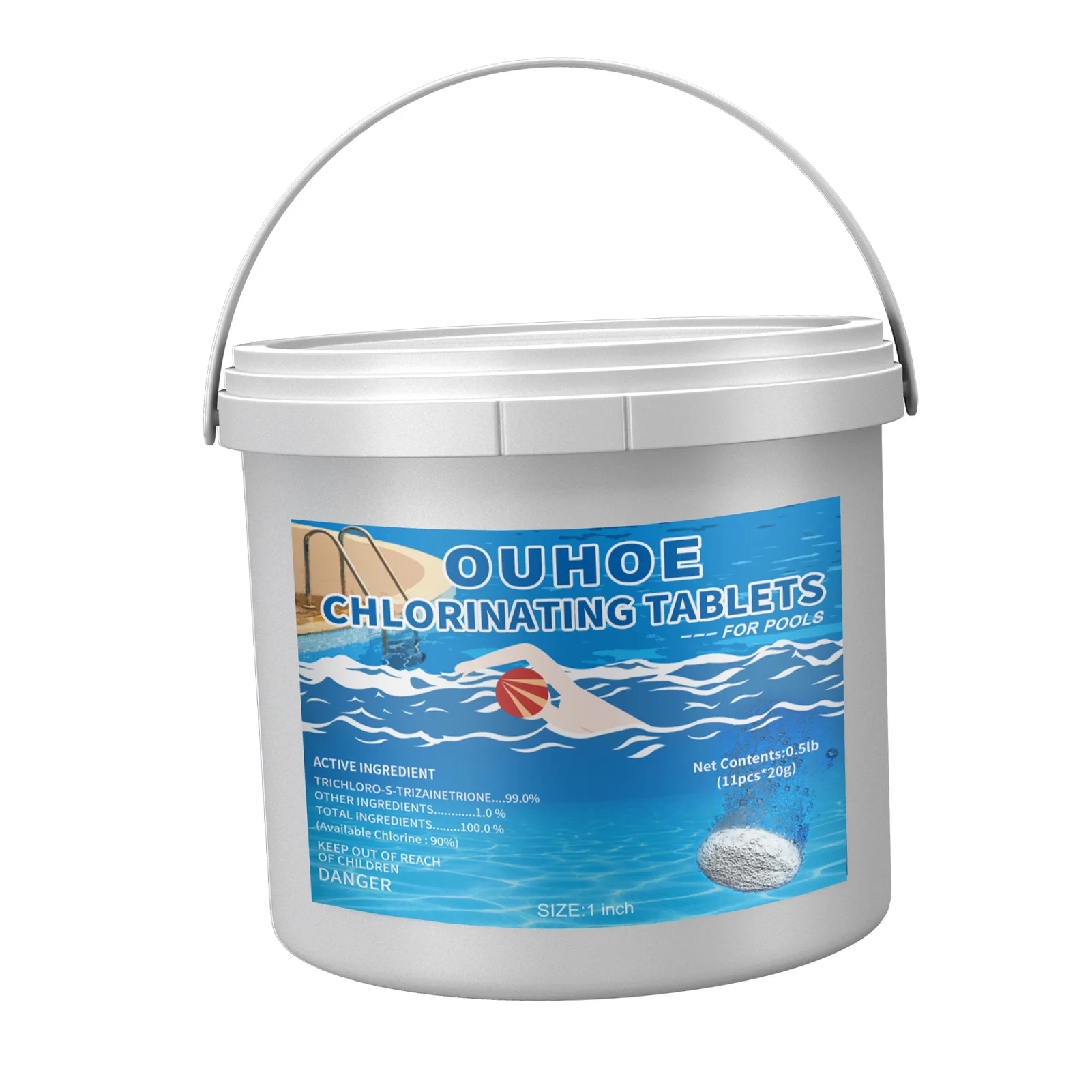 

Chlorinating Tablets Chlorine Tablets Long Lasting Stabilized More Enjoyable Swimming Space Long Lasting Keep Pool Water Fresh