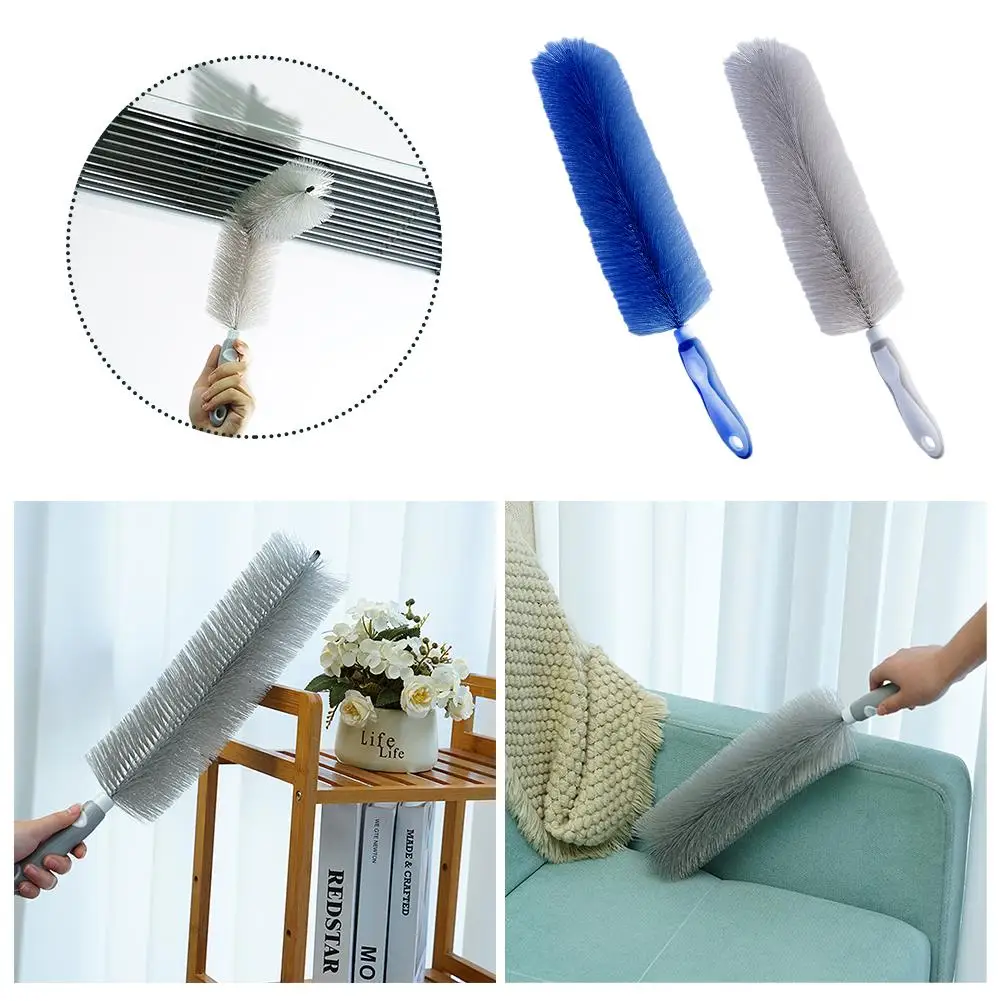 

Fan brush dust removal tool Microfibre Duster Dust Remover Cleanning Brush For Air-conditioner Furniture Shutter Home Car C V9R8