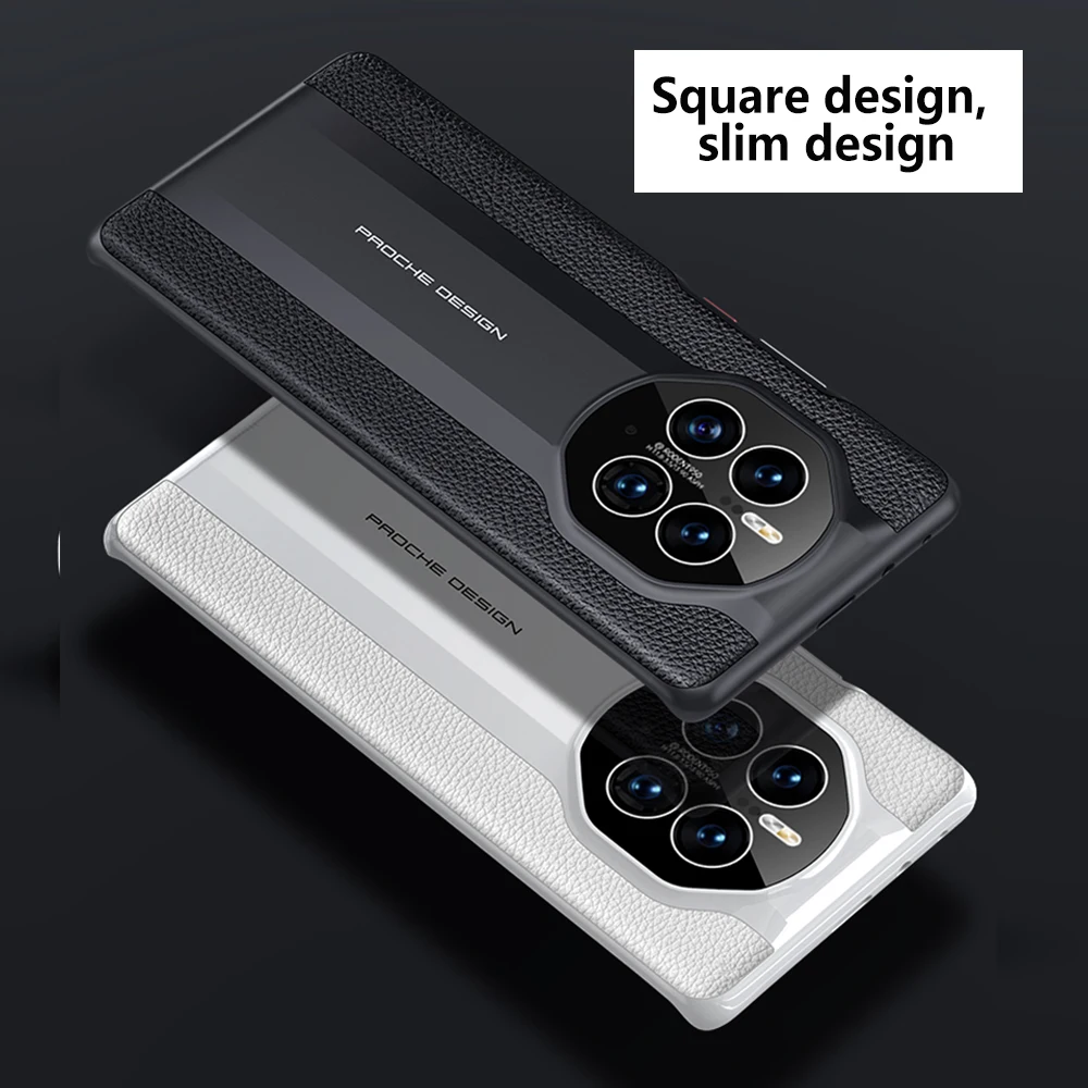 Mate 50E Genuine Leather Phone Case for Huawei Mate 50 Pro Luxury 100% Natural leather Protection Cover For Mate50 Capa