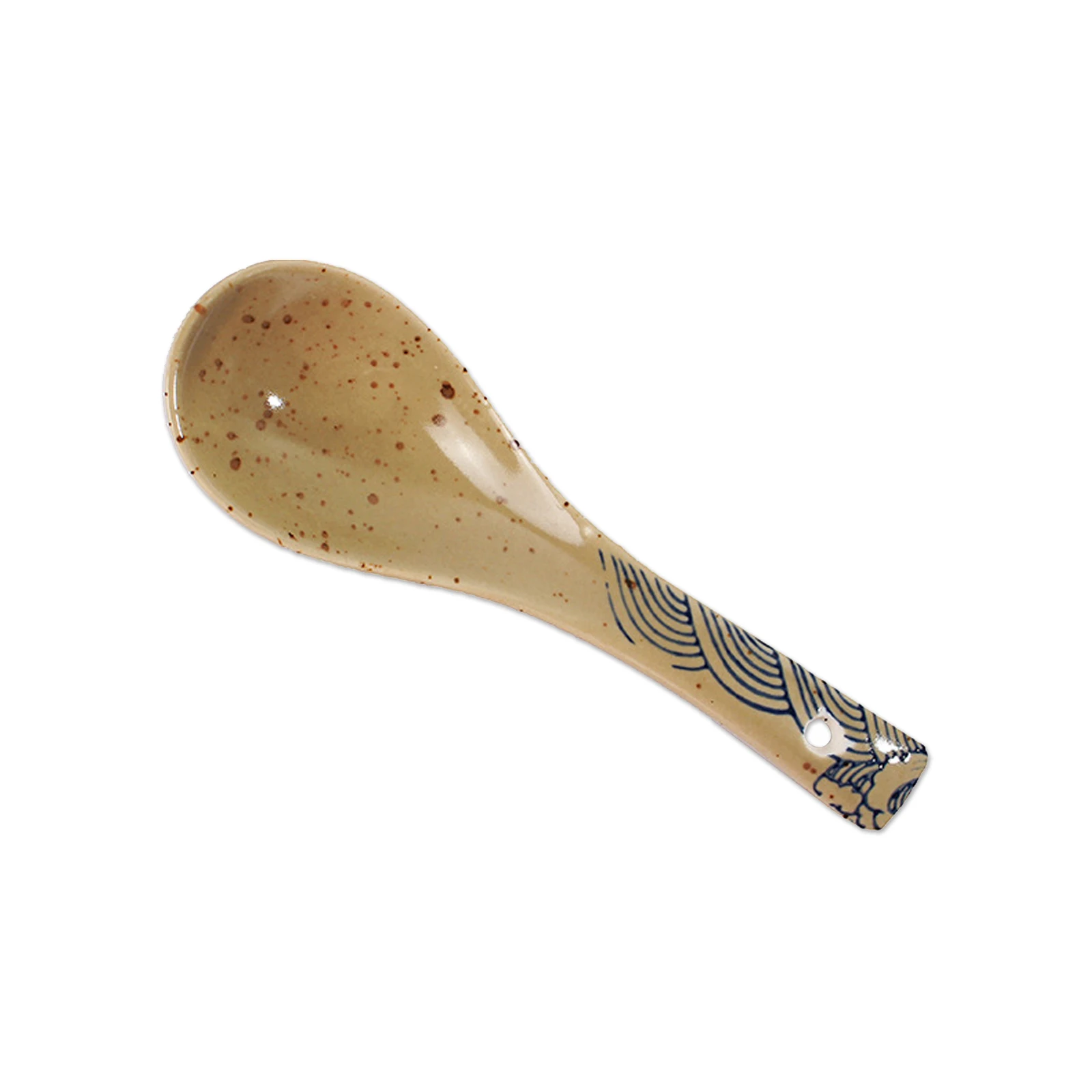 

Керамическая ложка для супа в японском стиле