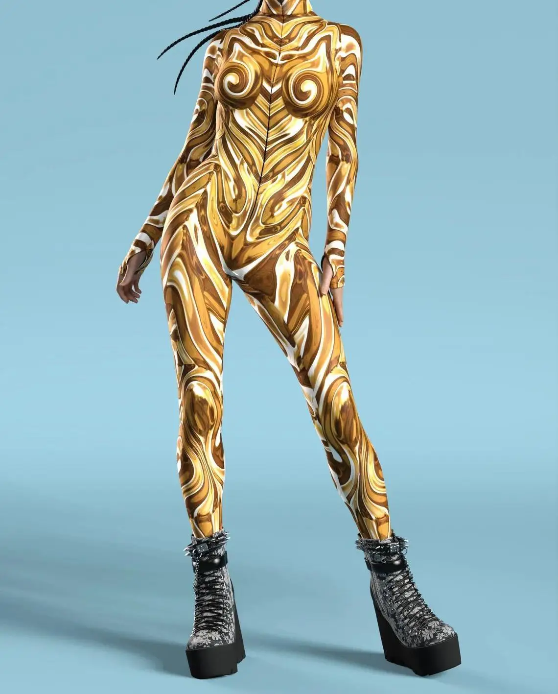 Женский Облегающий комбинезон с леопардовым принтом пикантный праздничный