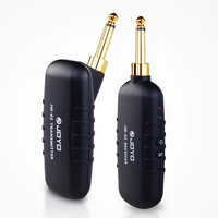 wireless guitar system 5 8ghz guitar transmitter receiver for electric guitar bass wireless transmitter built in rechargeable