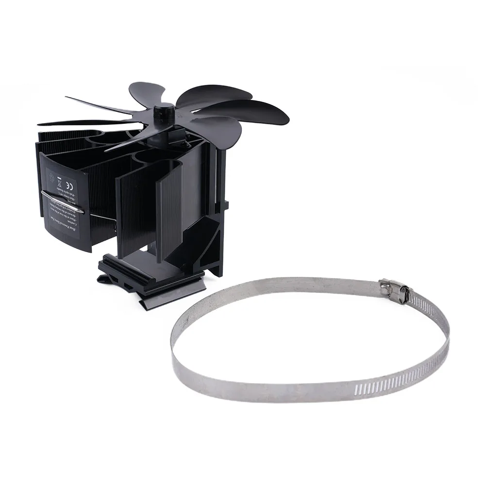

1 Pcs Fireplace Fan Hot Sales Overheat Protection 750-1050rpm Aluminum Alloy Profile Home Improvement High Quality