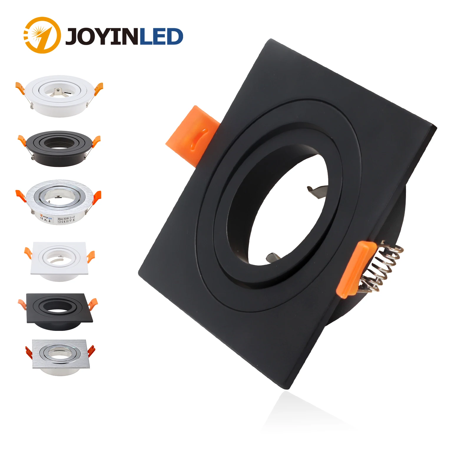 Single Double Heads Led Light Frame GU10 Surface Mounting Aluminum Frame For Led Fixtures MR16 Fitting Ceiling Spot Lights Frame