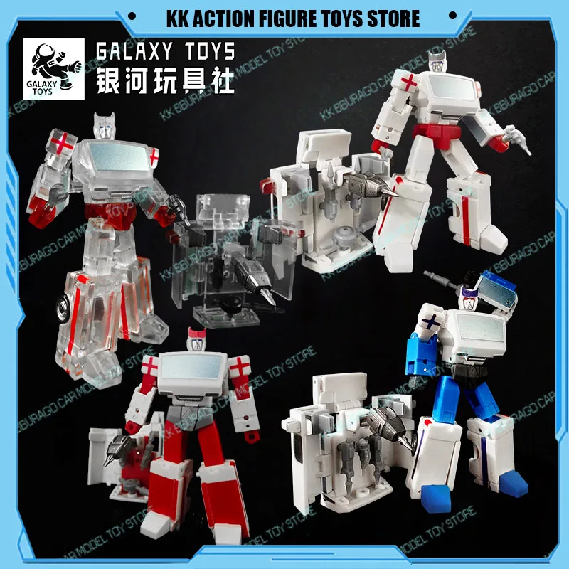 Фото Игрушки Galaxy Toys: Трансформирующиеся фигурки Mini11 Ratchet, маленькие коллекционные фигурки-хранители, деформируемые модели автомобилей №1