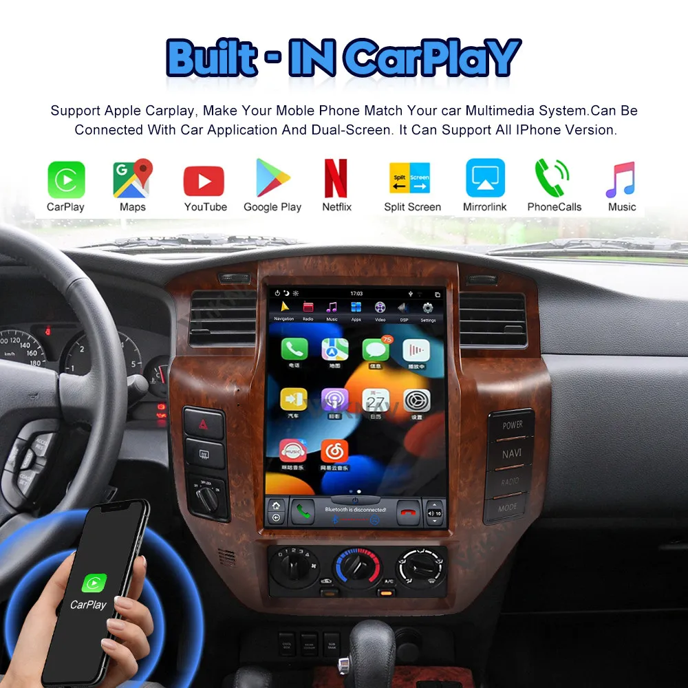 Автомагнитола Tesla на Android для NISSAN патруль Y61 2004-2019 гг. |