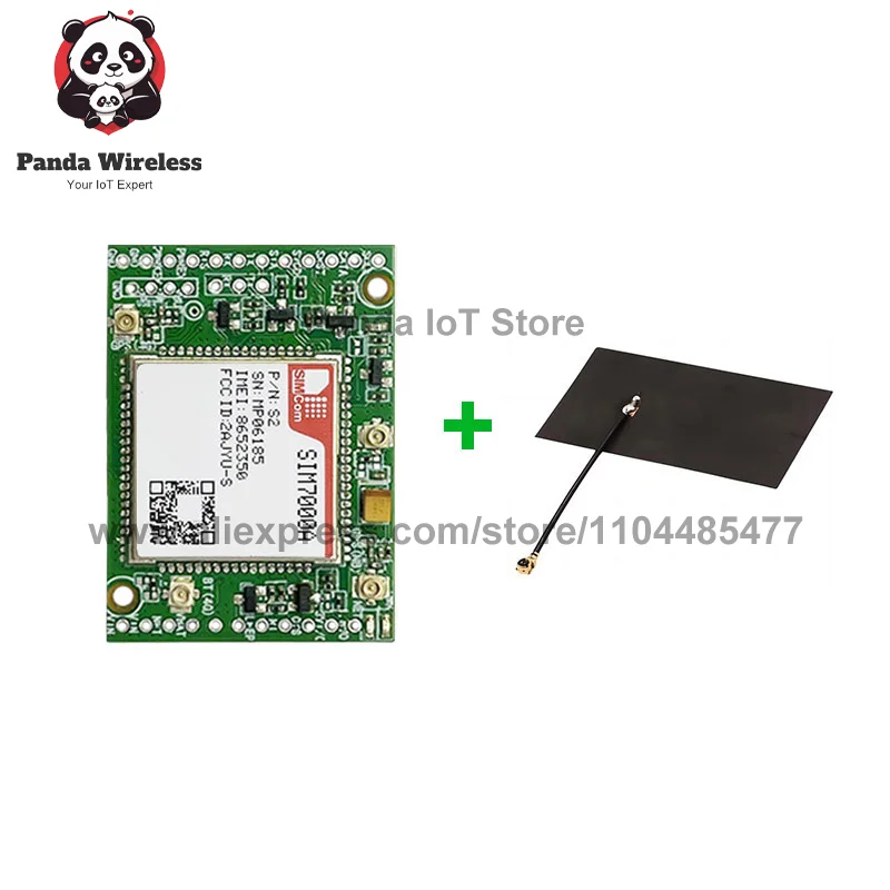 Фото SIM7000A Core BOARD LPWA+NBIOT+CATM+GSM 23PIN B1/B2/B3/B4/B5/B8/B12/B13/B17/B18/B19/B20/B25/B26/B28/B39 с GPS-антенной FPC №2