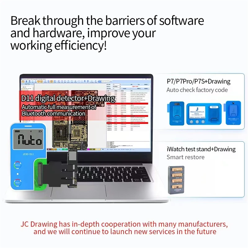

Плата схемная JC JCID, умный чертеж для iPhone и iPad, интегральная схема, инструменты для ремонта программного обеспечения