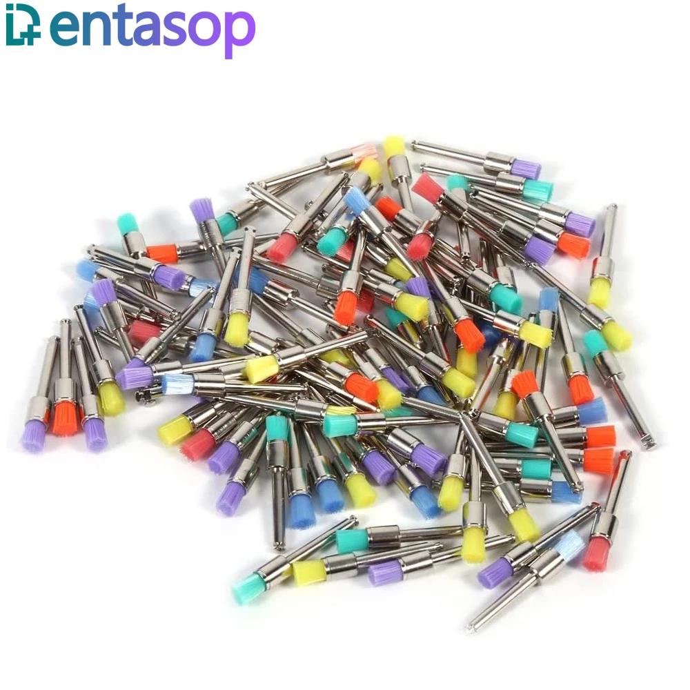DENTASOP-cepillo dental desechable plano, mezcla de colores, 50 unidades