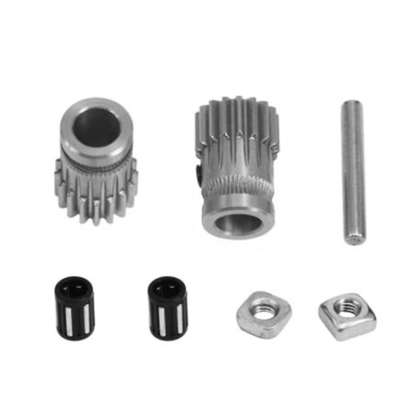 

3D Printer MK3 Drive Gear Extruder Dual Gears Kit Drive Gears Extrusion Wheel For Upgrade Prusa I3 MK2 MK2S 3D Printer
