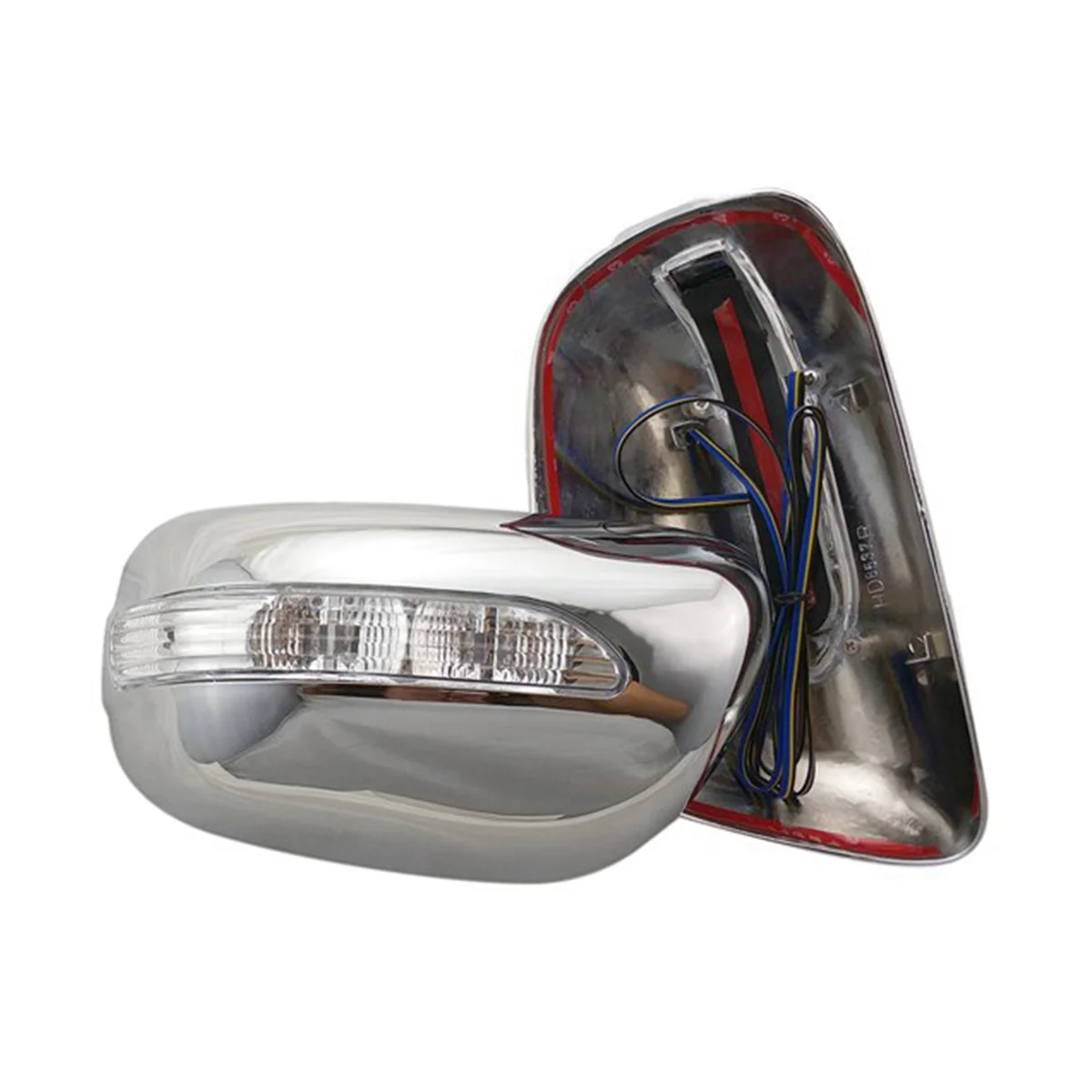 

2 упаковки 2009-2013 для автомобилей Toyota Corolla, хромированная боковая зеркальная крышка, зеркальная обшивка