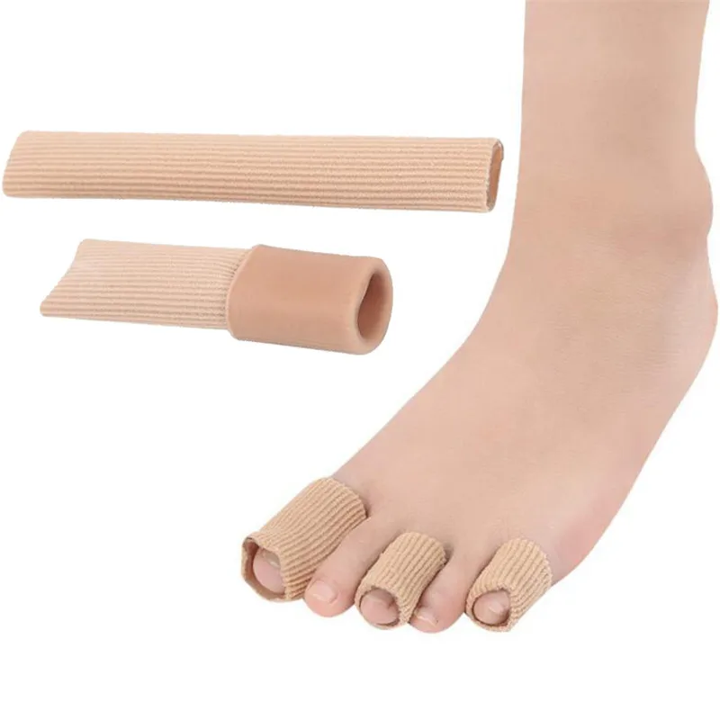 

Pedicure separator, applicator, finger protector, callus remover hand pain relief soft silicone tube foot care bunions corrector