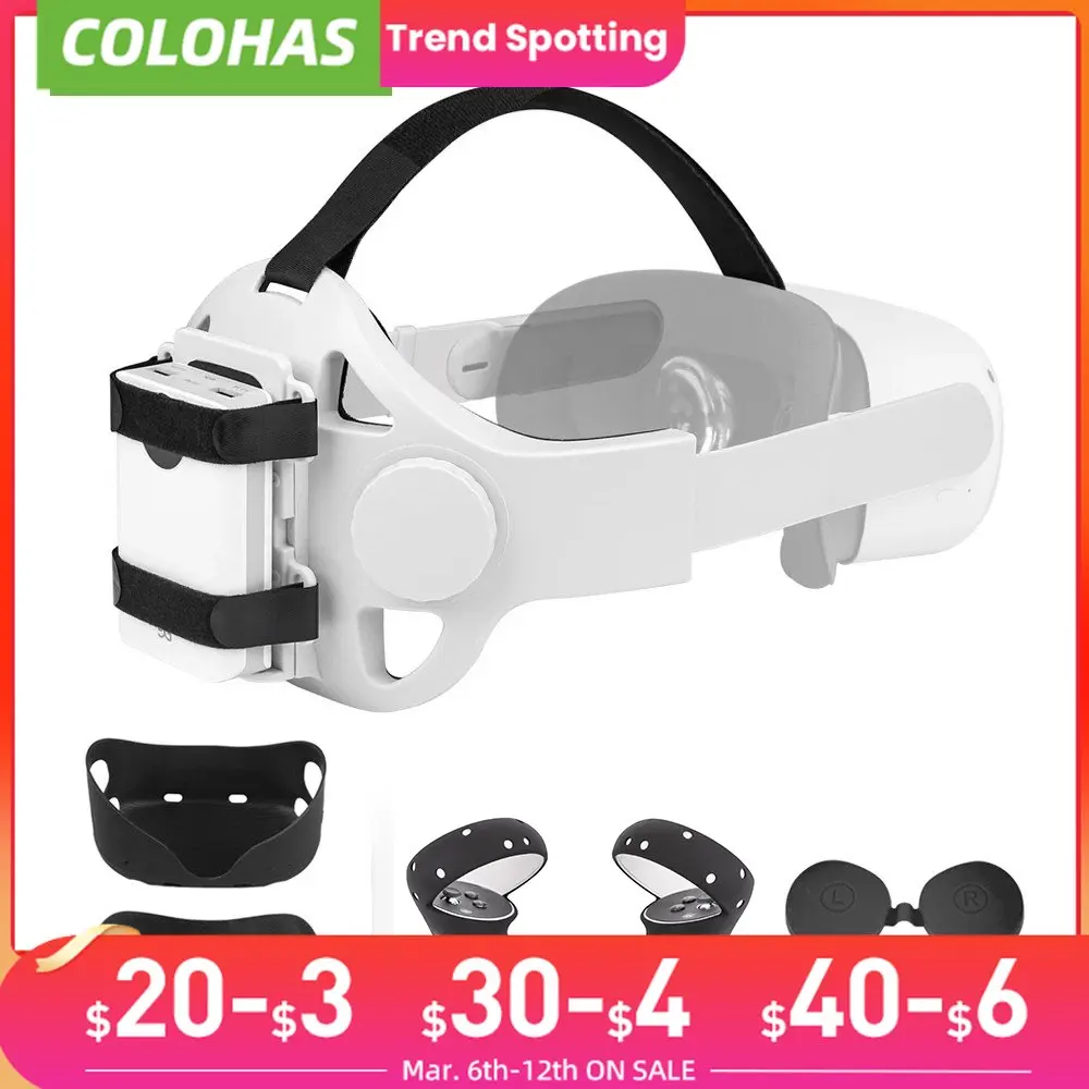 

Elite Head Strap For Oculus Quest 2 VR Accessories Adjustable for Quest 2 Halo Head Strap for Quest 2 Strap Accessories