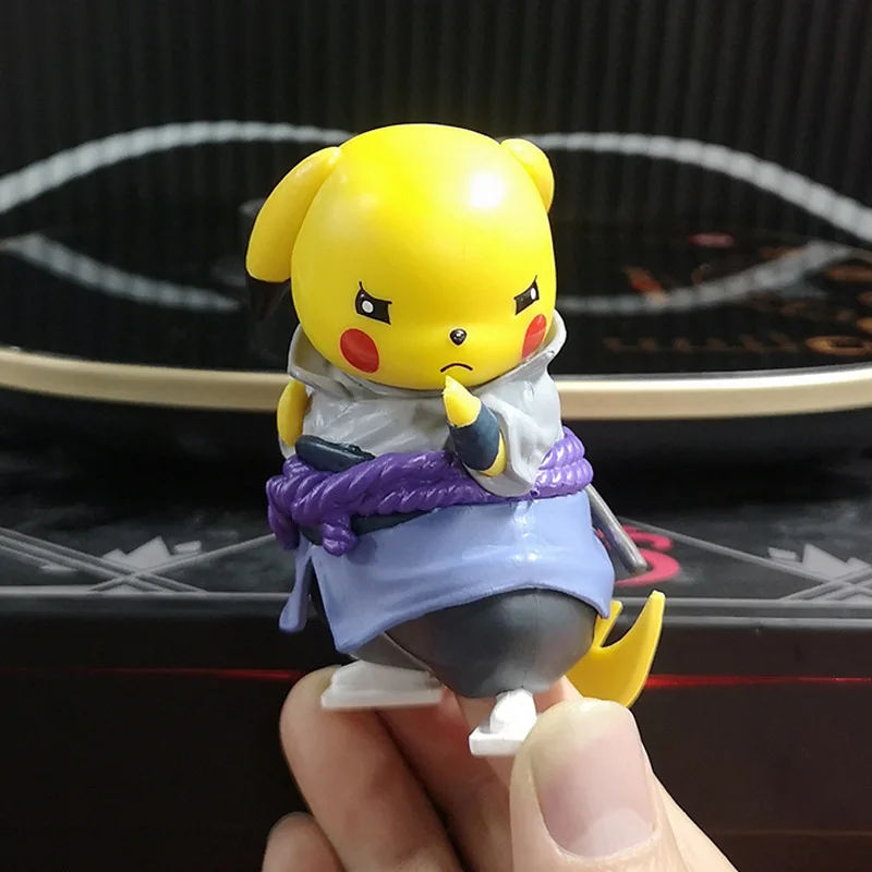 

Premium edition camouflage tide suit than Pikachu anime peripheral handmade model ornament birthday gift cute doll