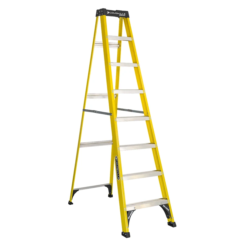 Louisville Ladder 8' Fiberglass Step Ladder, 12' Reach, 250 