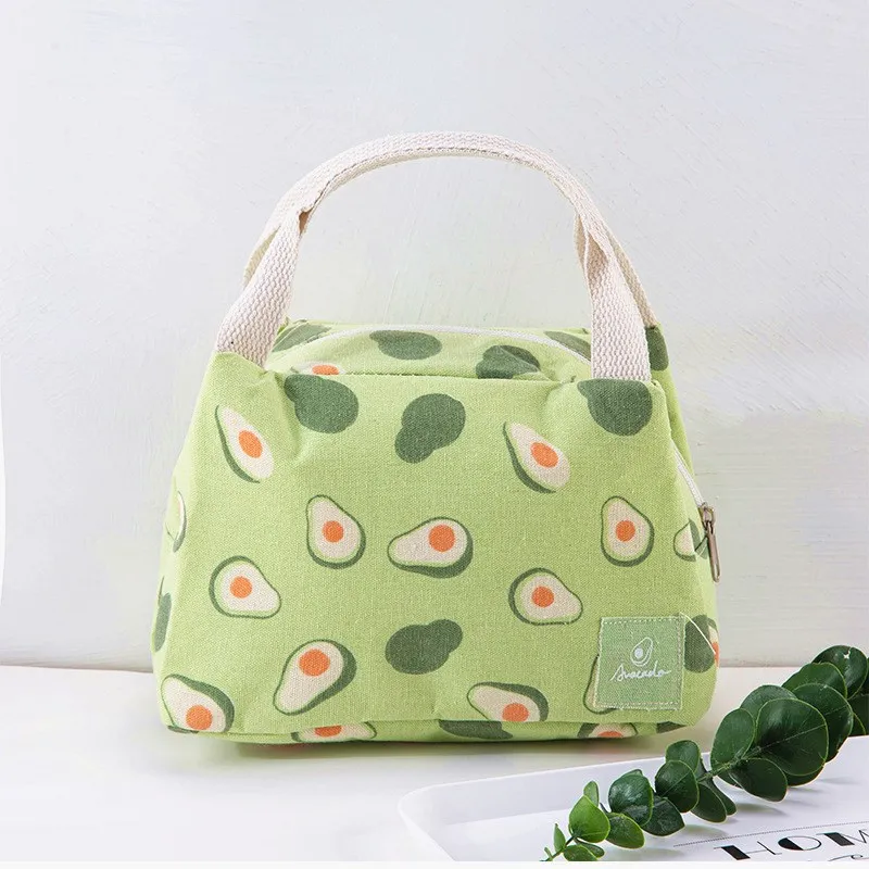 

Fruit Lunch For Lunch Insulated Lunch Bag Food Bento Women Container Lonchera 1 Pouch Portable Bag Thermal Bag Cute Pc School