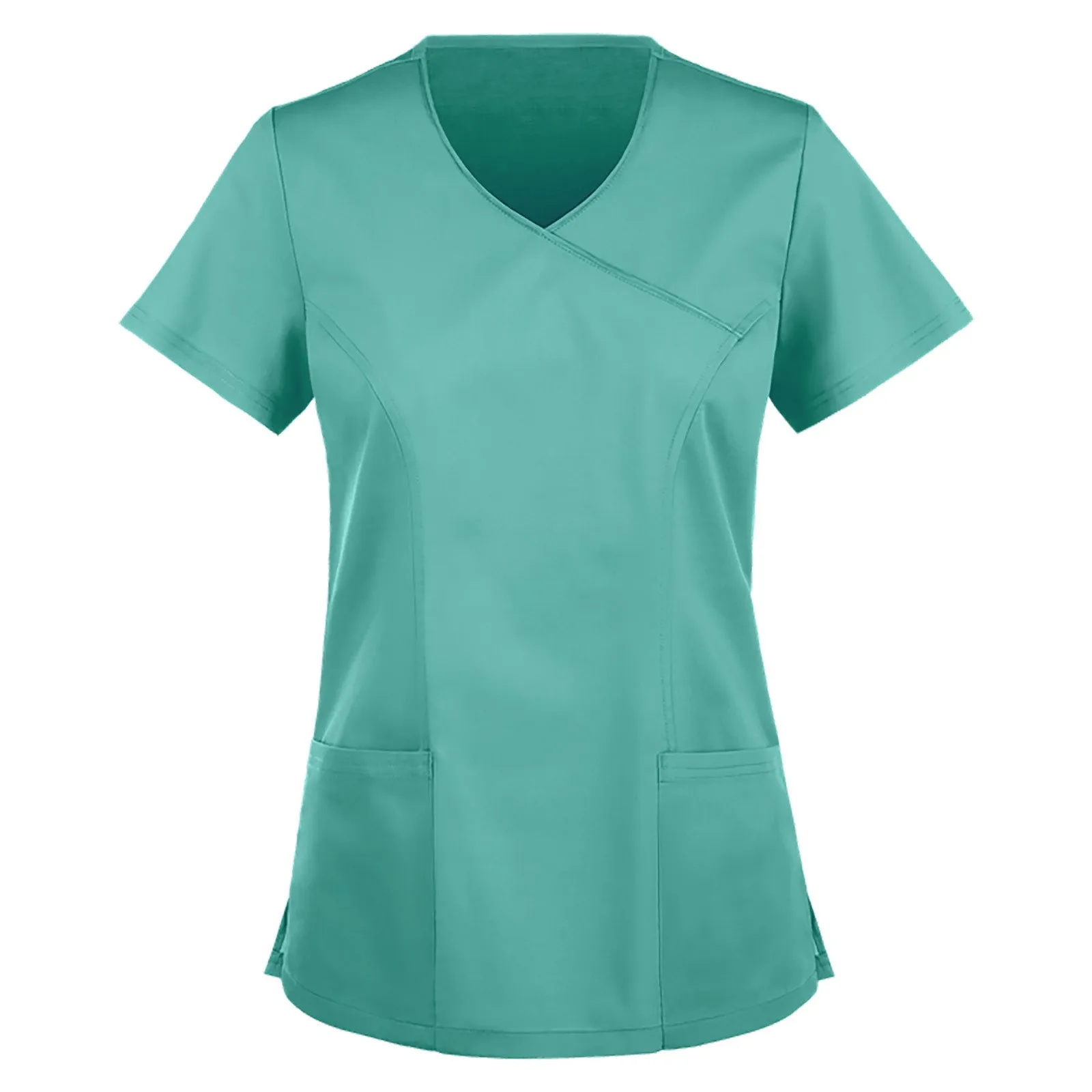 Женские однотонные скрабы для кормления топы женская одежда косметолога