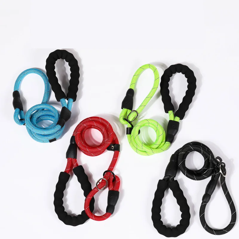 

P Chain Pet Leash, Reflective Silk Dog Chain, Explosion-proof Leash, Dog Leash, Dog Walking, Dog Leash, Round Rope