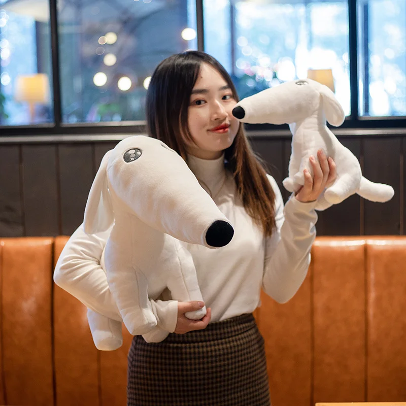 25/40 см Милая INS позвольте мне сделать это для вас кукла-yhound собака с длинным носом