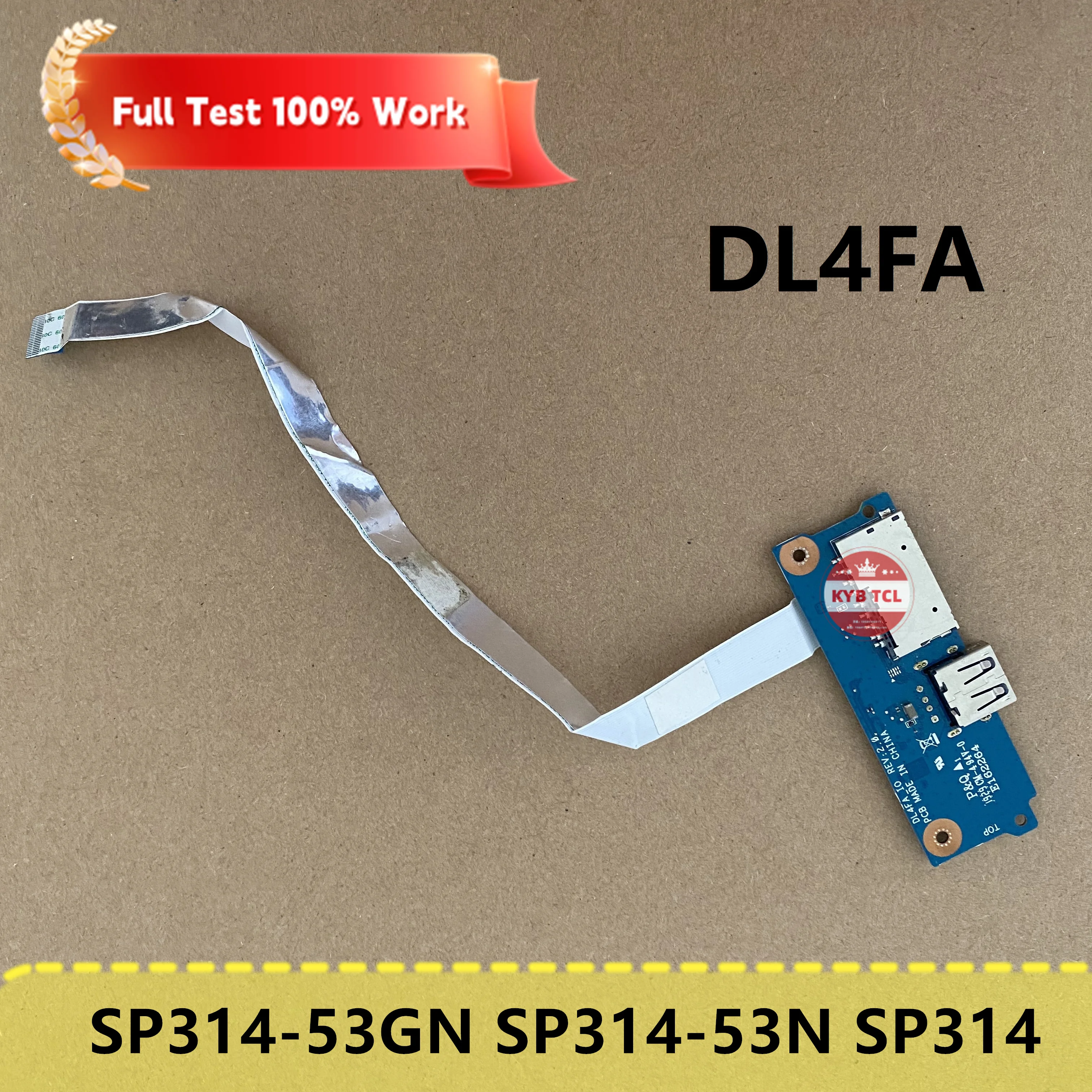 

Genuine For Acer Spin 3 SP314-53GN SP314-53N SP314 DL4FA Laptop USB SD / IO Card Reader Board + Cable Notebook