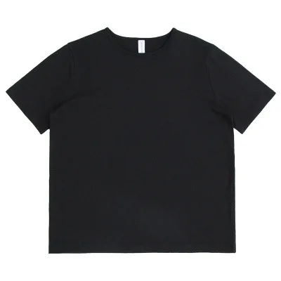 

2021 Summer Casual Short Sleeve Shirt letter print round neck T-Shirt Top three color