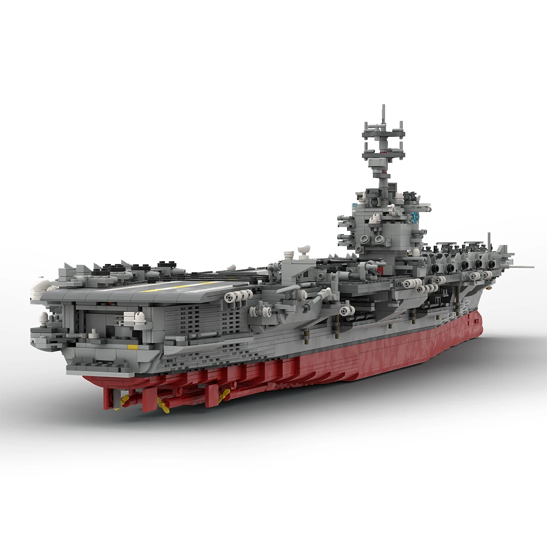 

Модель корабля MOC UCS USS 1/350, модель корабля, работающего на ядерном двигателе, набор строительных блоков (4941 шт.)