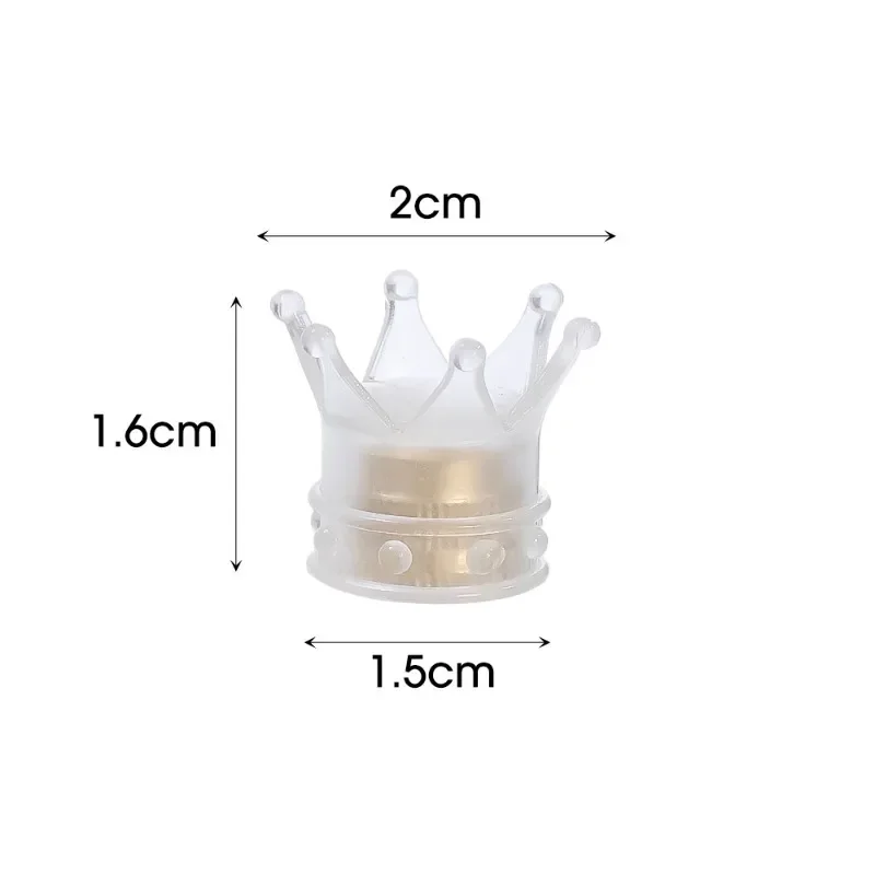 2/4 шт. автомобильные светящиеся колпачки для клапанов шин флуоресцентные ночные