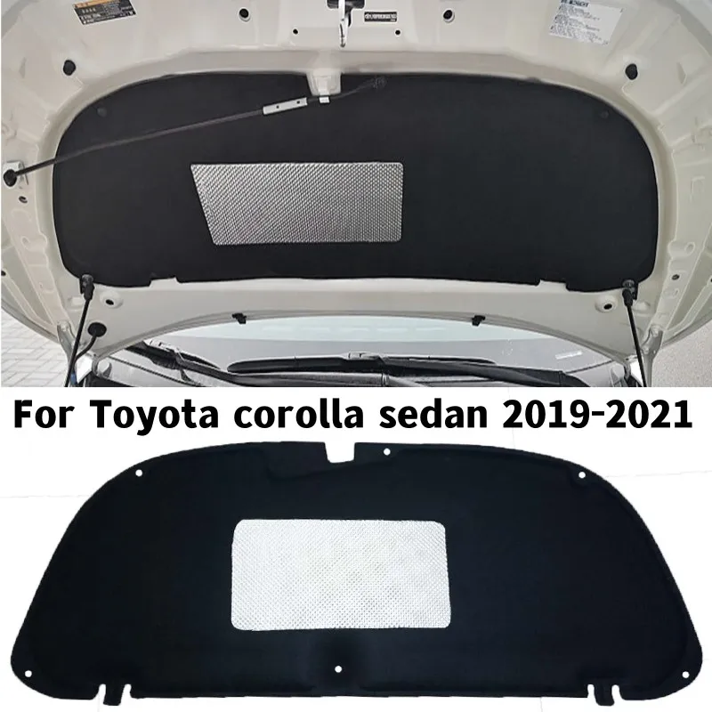 

Car Internal Fireproof Cotton Engine Hood Trunk Cargo Sound Heat Cotton Insulation For Toyota corolla sedan 2019-2021