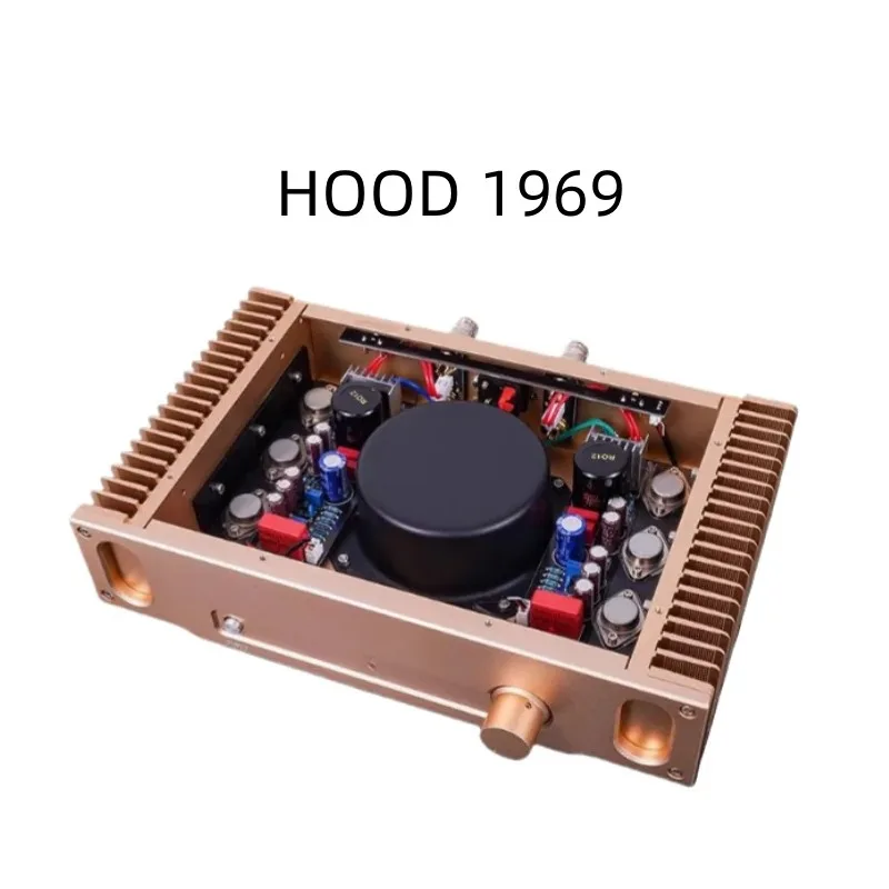 Фото Аудио класс a Hood 1969 Усилитель мощности 15 Вт + 15 Вт Hi-Fi стереоусилитель Винтажный ламповый усилитель HOOD 1969 №2